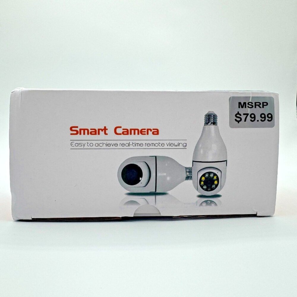 WiFi Smart Camera Bullet 360 Degree Horizontal 90 degree Vertical Outdoor White
